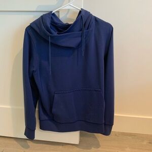 Lululemon blue pull-over hoodie.